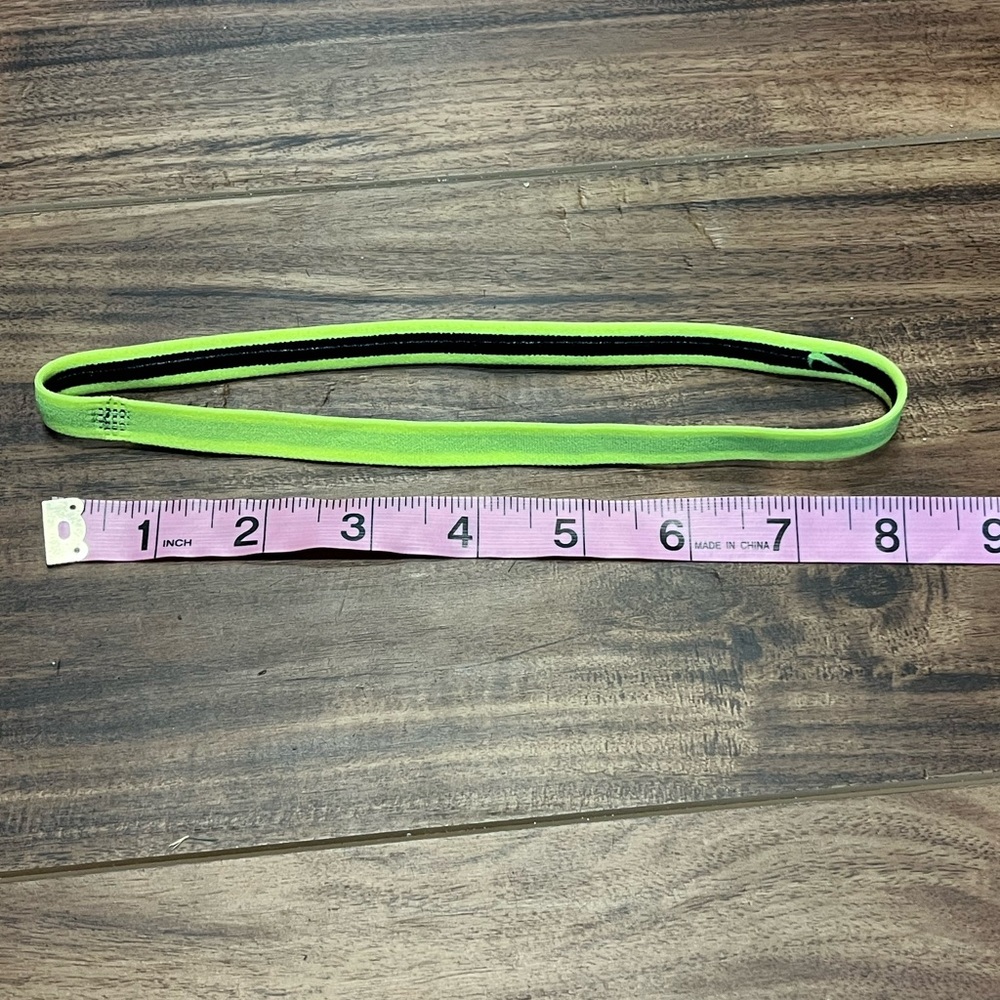 - Nike neon green thin headband new